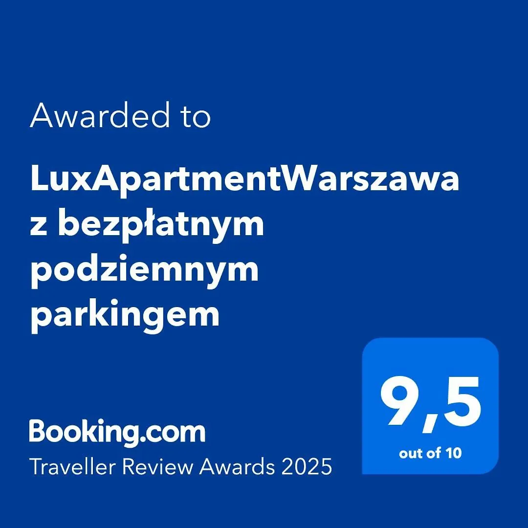 Luxapartmentwarszawa Z Bezplatnym Podziemnym Parkingem Varsovia